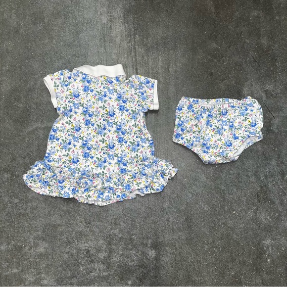 Ralph Lauren Floral‎ Ruffle Dress size 3 months - Picture 3 of 3